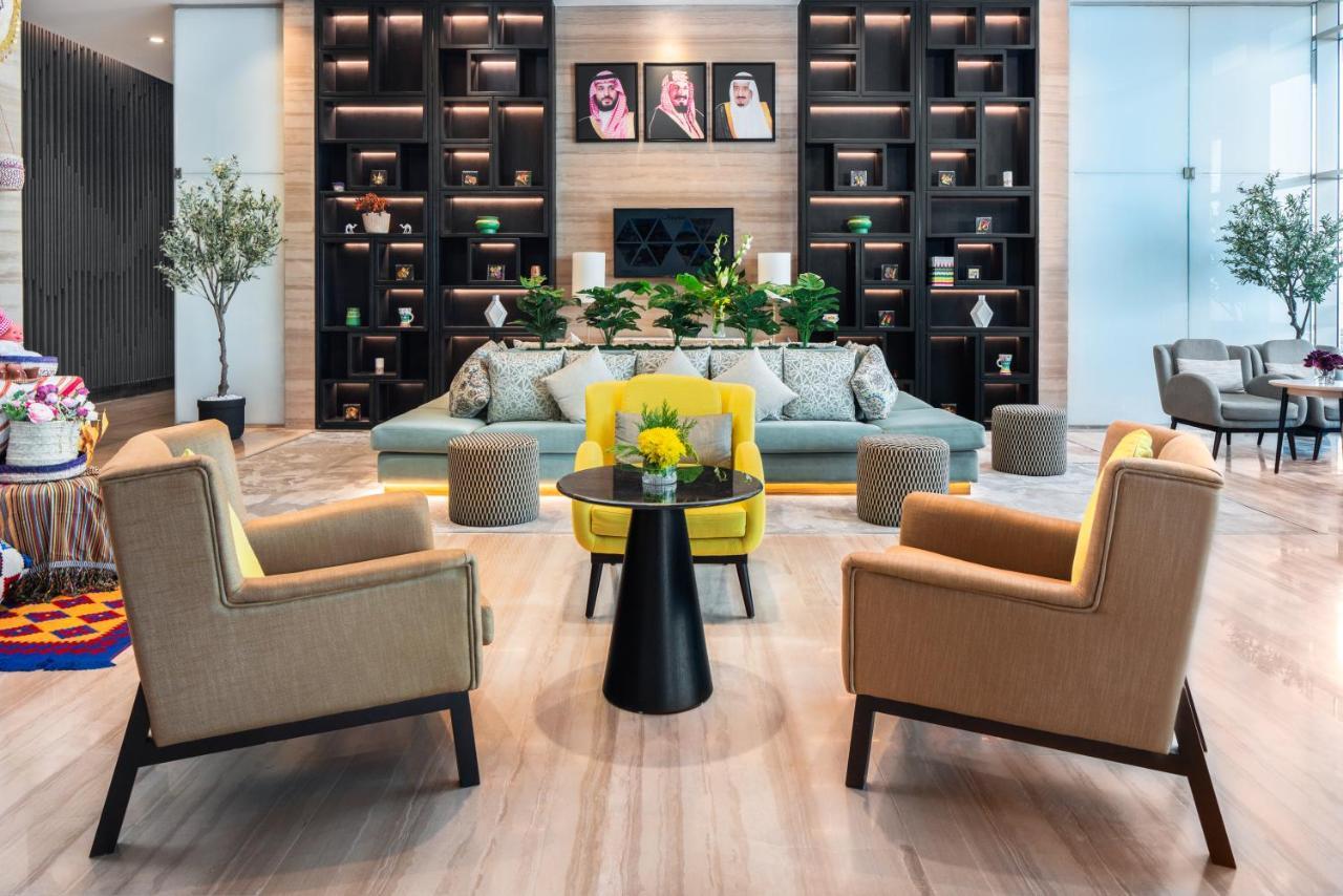 Citadines Abha Aparthotel Bagian luar foto The lounge at the airport