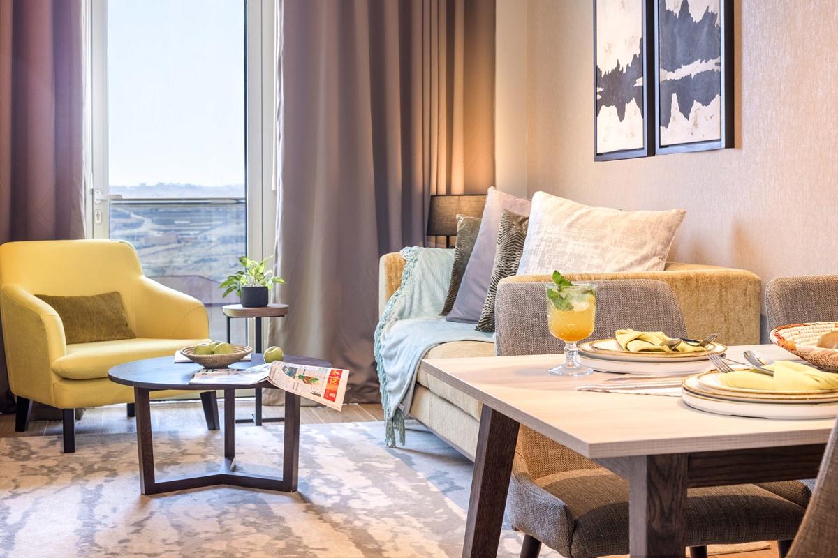 Citadines Abha Aparthotel Bagian luar foto A typical apartment at the complex